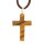 Pendant Latin Cross Tigers-Eye Quartz