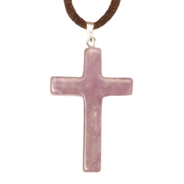 Anhänger Lateinisches Kreuz aus Amethyst