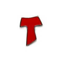 Spilla / Badge Tau rosso