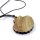 Pendant St. James Scallop Shell Olive Wood