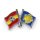 Pin / Badge Camino Spain Flag