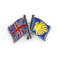 Pin’s / Broche drapeau Camino - Grande-Bretagne