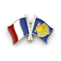 Spilla / Badge bandera Cammino Francese
