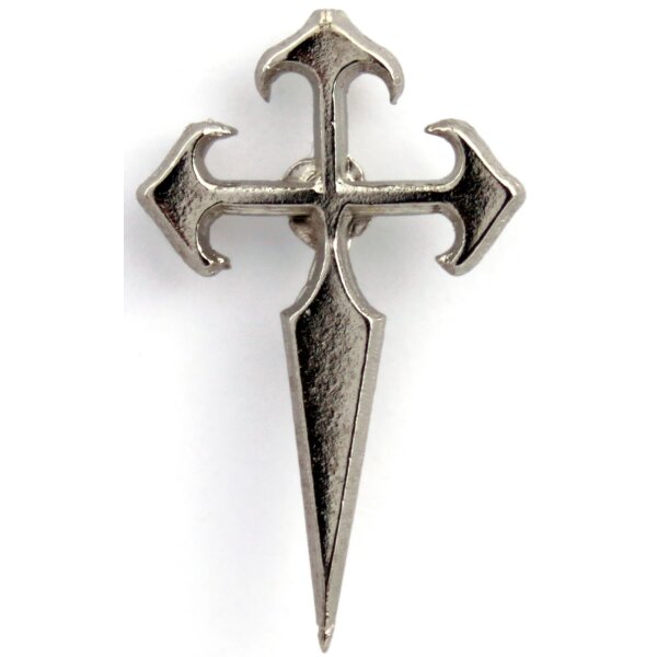 Pin / Broche Cruz de Santiago plateado