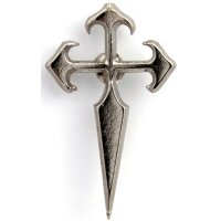 Pin / Anstecker Jakobskreuz silber