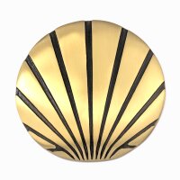Wegmarkierung aus Bronze Galicia