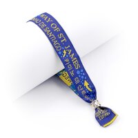 Stoffarmband Camino de Santiago Jakobsmuschel & -pfeil