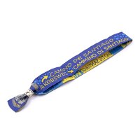 Stoffarmband Camino de Santiago Jakobsmuschel & -pfeil