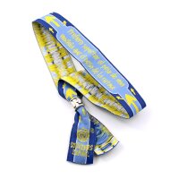 Stoffarmband Camino de Santiago Jakobspfeil