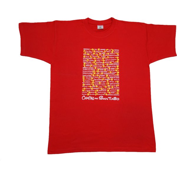 T-Shirt Pueblos del Camino rot