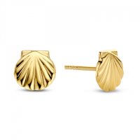 Stud Earring St. James Scallop gold