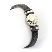 Leder-Metallarmband Tui
