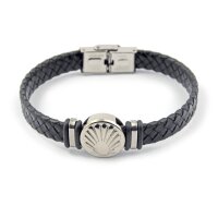 Leder-Metallarmband Tui