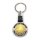 Keychain Scallop Shell Way of St. James Gold