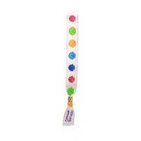 Stoffarmband Jakobsmuscheln bunt