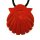 Colgante concha jacobea en jaspe rojo