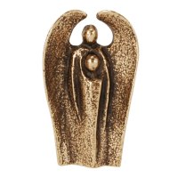 Figurine d’ange gardien en bronze