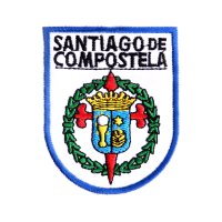 Aufnäher / Aufbügler Wappen Santiago de Compostela