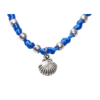Bracciale in raso – azzurro
