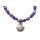 St. James Scallop Shell Satin Bracelet purple