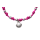 Bracciale in raso – magenta