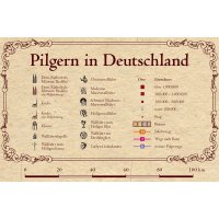 Pilgerwege und -orte in Deutschland - Faltkarte