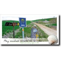 Serie di cartoline Cammino di Santiago