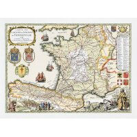 Carte des chemins de Saint-Jaques de Compostelle