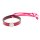 Pulsera de cuero y metal Roncesvalles - burdeos