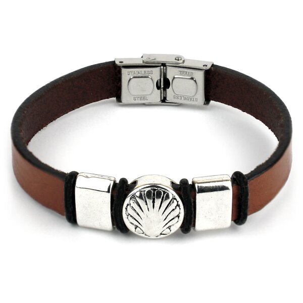 Leather-Metal Bracelet Zubiri