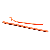 Pulsera de piel Buen Camino naranja