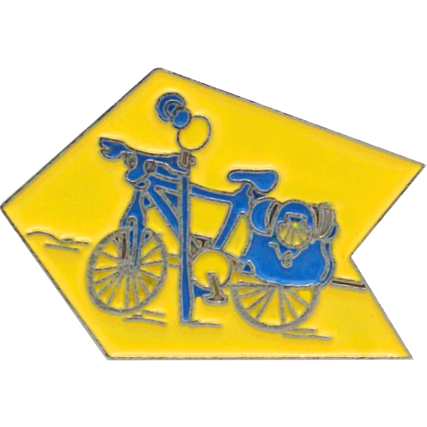 Spilla / Badge ciclista rotondo