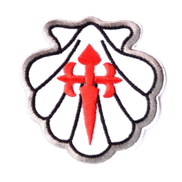 Patch / Iron-on St. James Scallop Shell & St. James Arrow